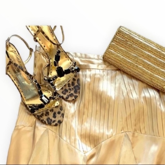 BCBGENERATION Leopard Strap Heels Sz 8 - Picture 4 of 6